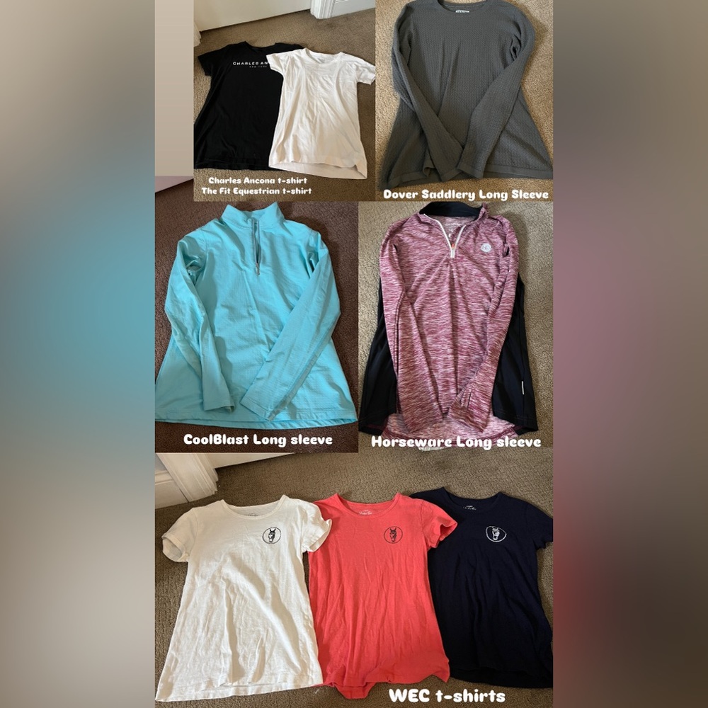 Assorted Riding Brands Long Sleeve and T-Shirts